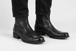 SAS Tripad Comfort Black Leather Side Zip Ankle Dress Boots Square Toe Mens 12M Amazon.com | SAS Womens Jade Black 5 M - Medium (B) | Ankle  main image 4